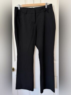 Women's Black Tailored Stretch Dress Trousers